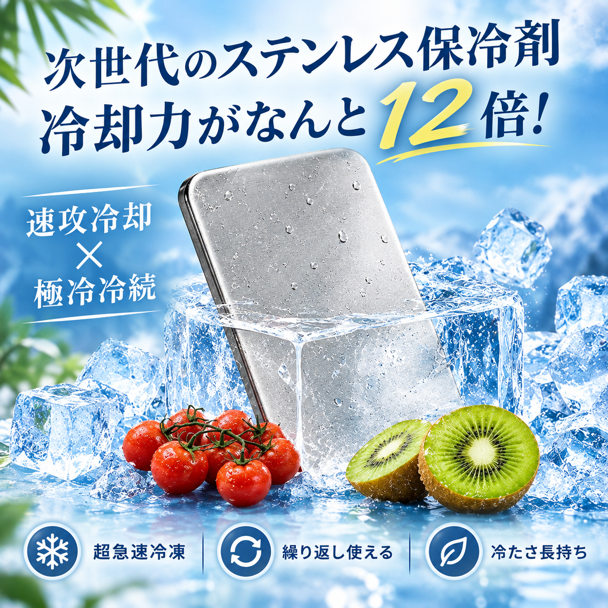SteelCool™ ステンレス保冷プレート