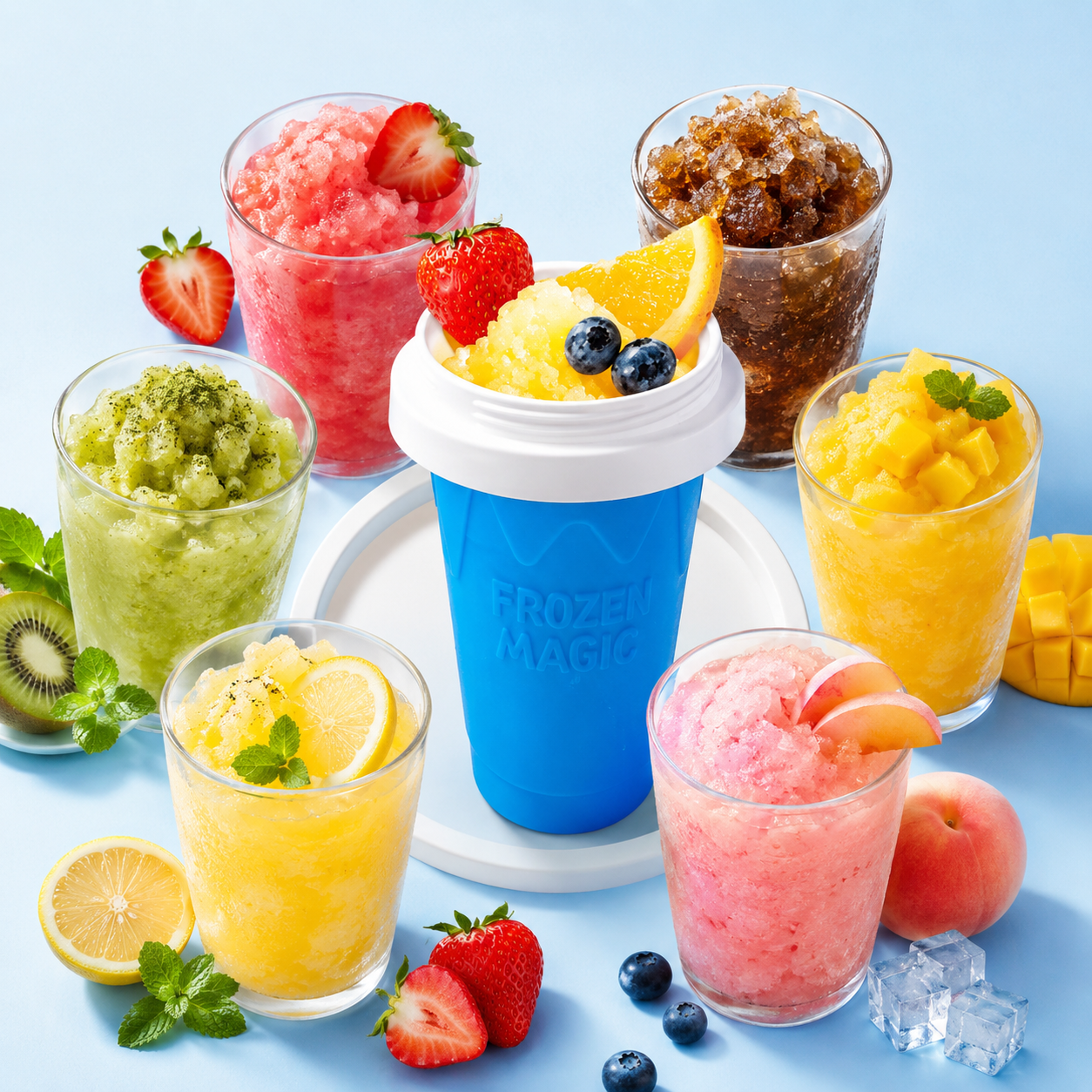 CoolSqueeze™ 魔法のフローズンドリンクカップ